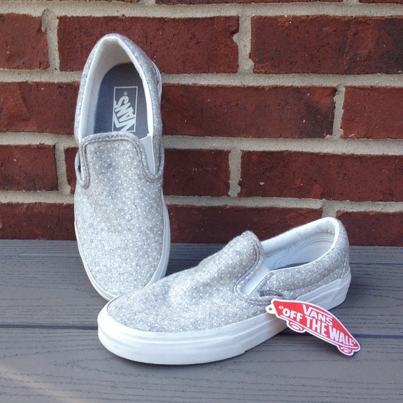 flannel slip on vans